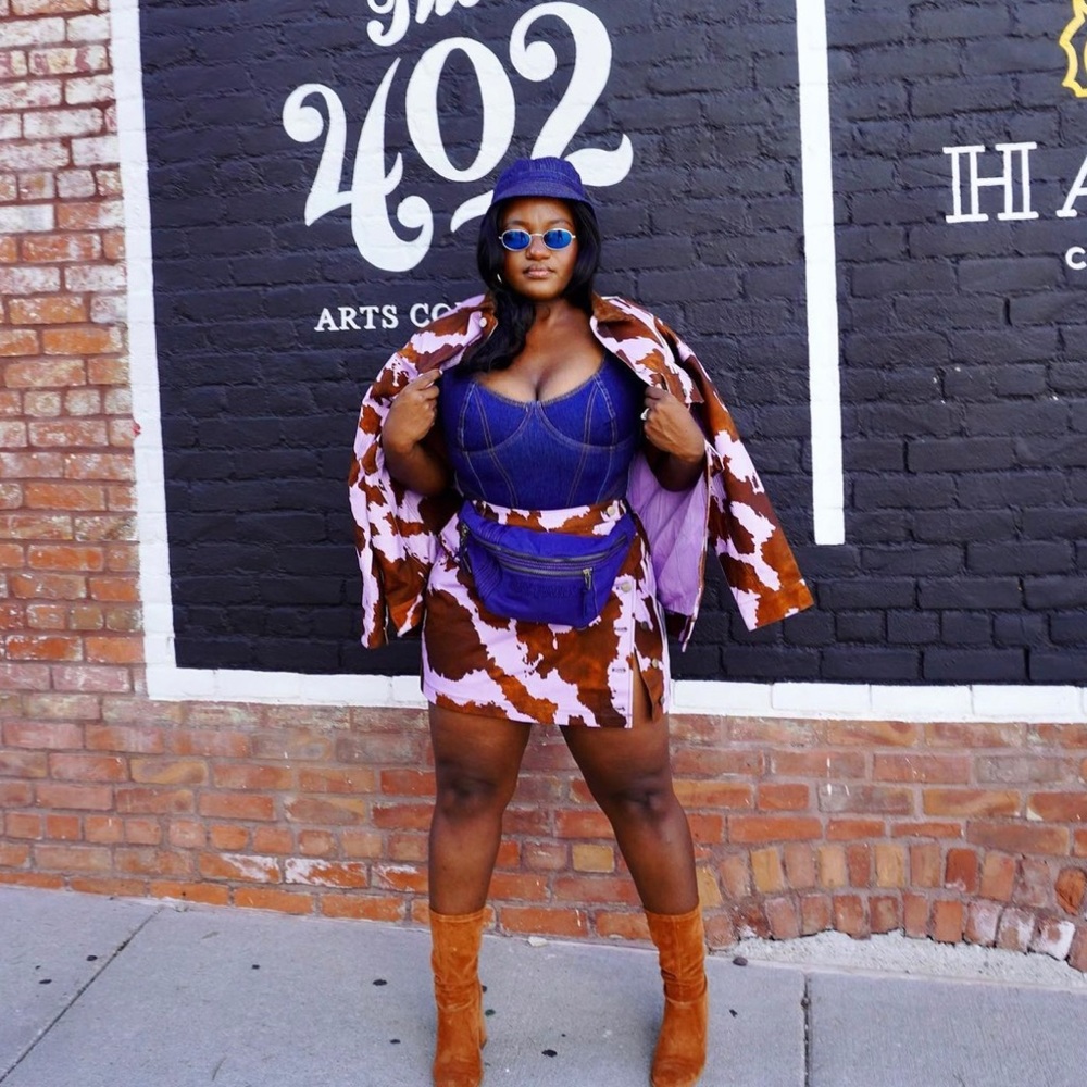 adidas x IVY PARK Demin Cow Skirt